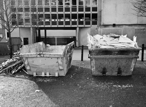Residential flat in Soho being cleared by professionals